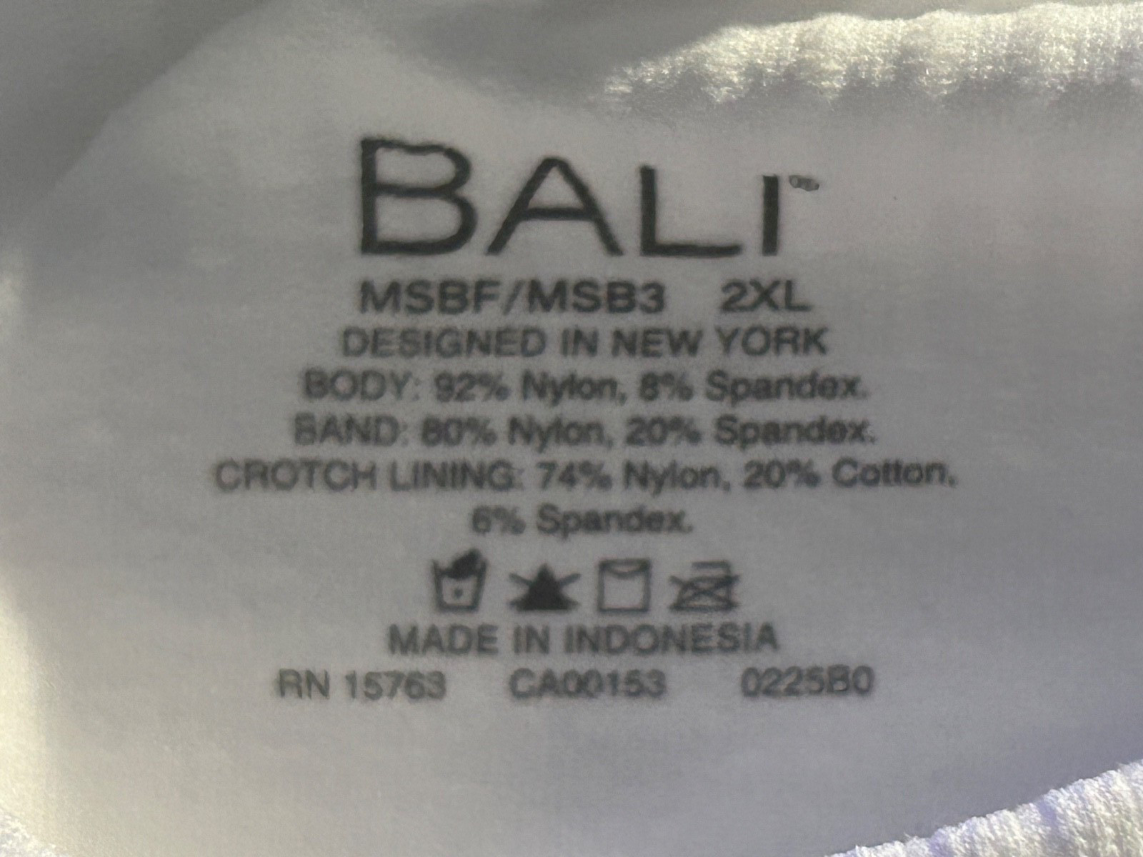 Bali Comfort Revolution Modern Seamless Brief Panties 3Pk DFMSB3 White 9/2XL $30