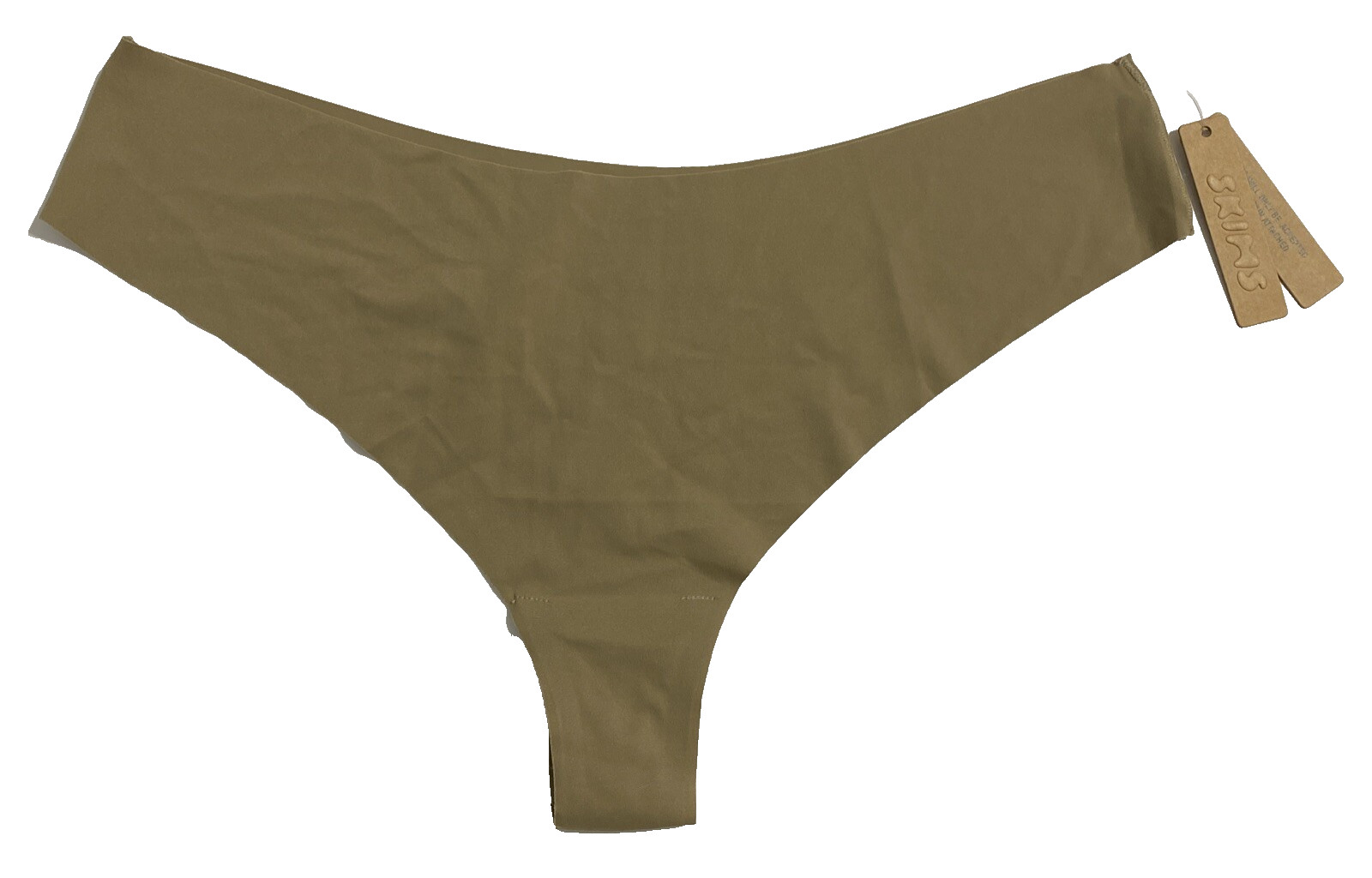 Skims Naked Thong Panty Panties Underwear Women’s L Beige Tan Natural NEW
