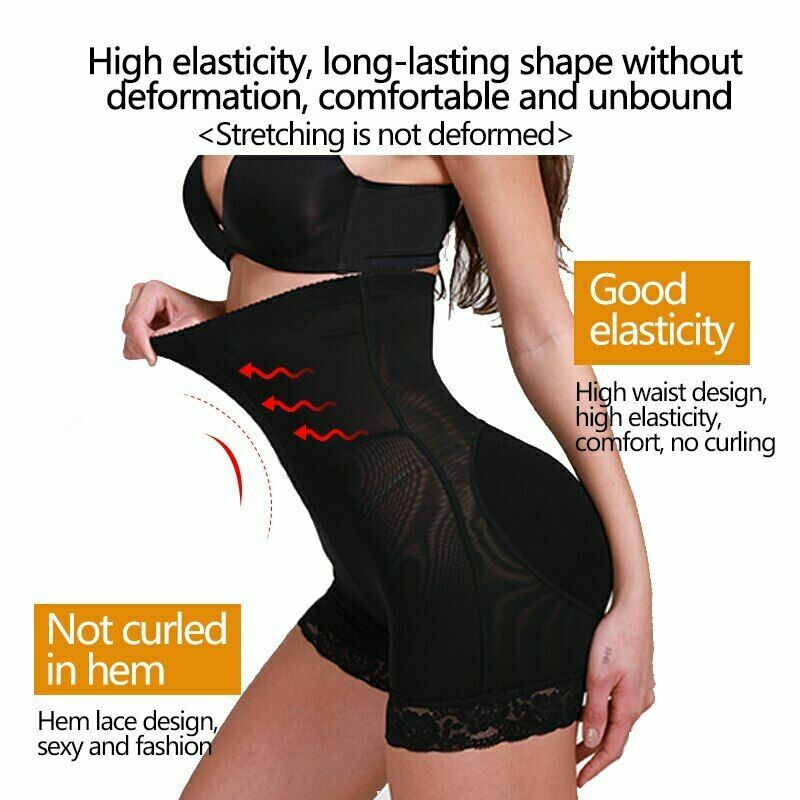 Women Butt Lift and Hip Enhancer Booty Padded Underwear Pants Shapewear FAKE ASS