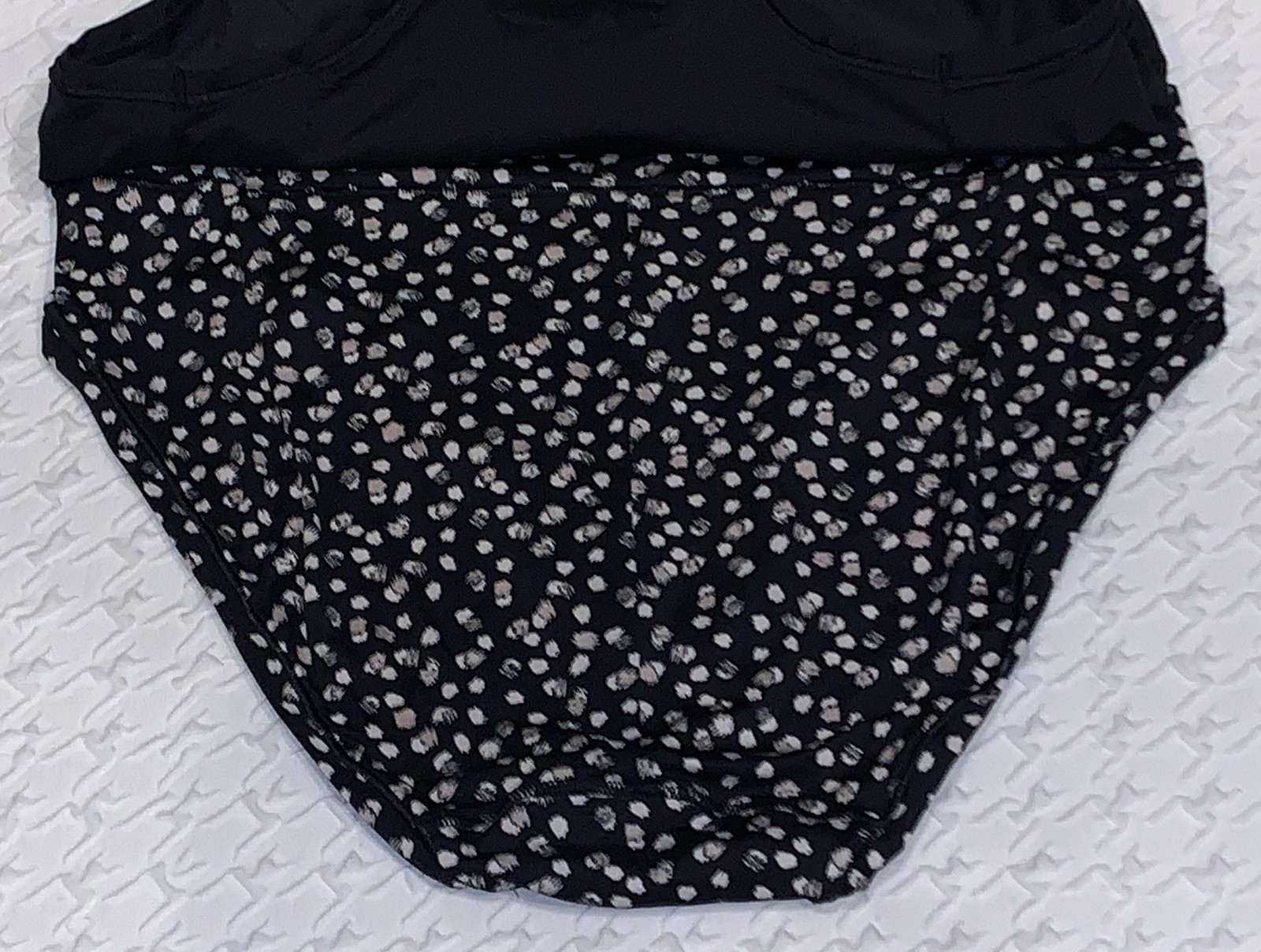 MAIDENFORM Everyday Luxe Stretch Micro 3 Pk Black High Leg Panty Womens Sz L 7