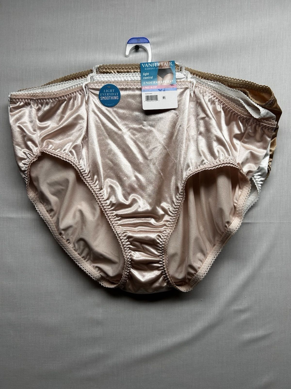 NEW Vanity Fair Radiant Undershapers Light Control Hi-Cut Women Size 5X (6 Pair)