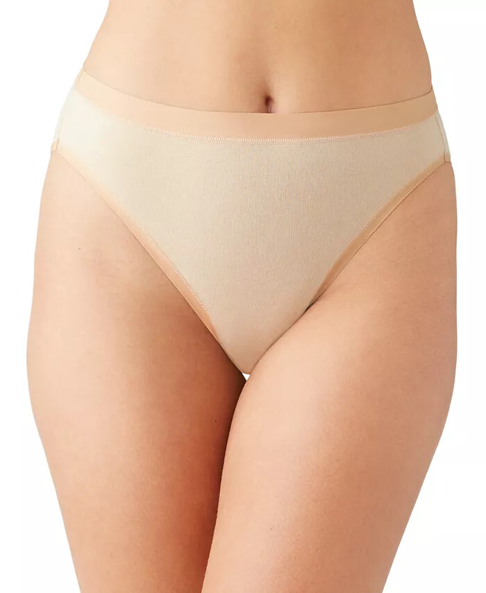 NWOT 1-Pack Wacoal Women’s 5-S Understated Cotton Hi-Cut Underwear 879362