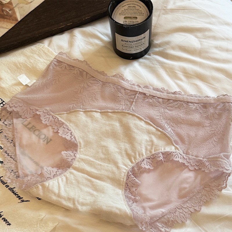 5 Pack Lot Sexy Womens Sheer Lace Panties Underwear See Through Lingeries French