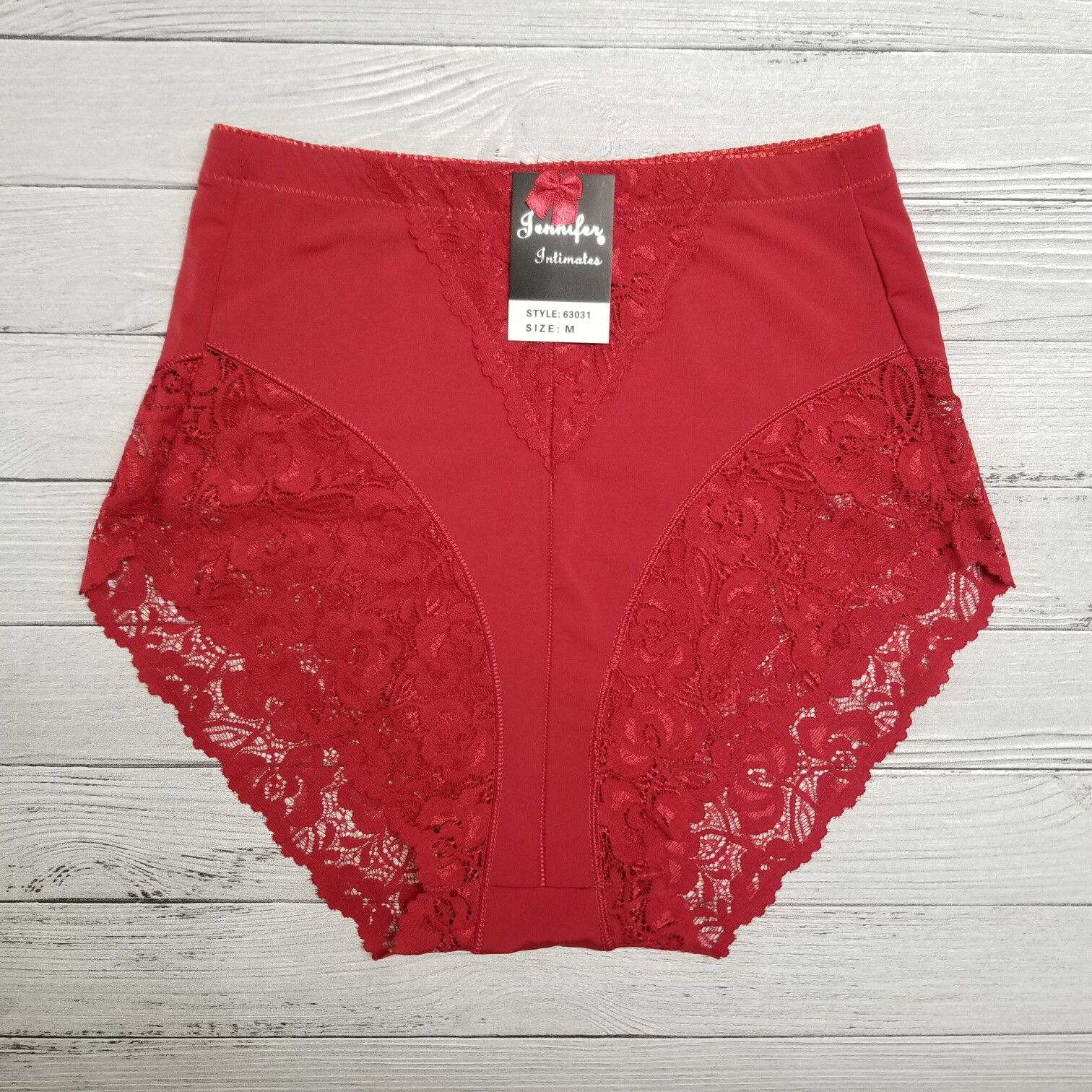 Women High Waist Light Tummy Control Lace Girdle Brief Panties Underwear S – 5XL