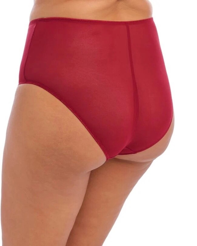 Elomi Matilda Full Brief Crimson Red Size XL 16 18 High Waist Knickers 8906 New