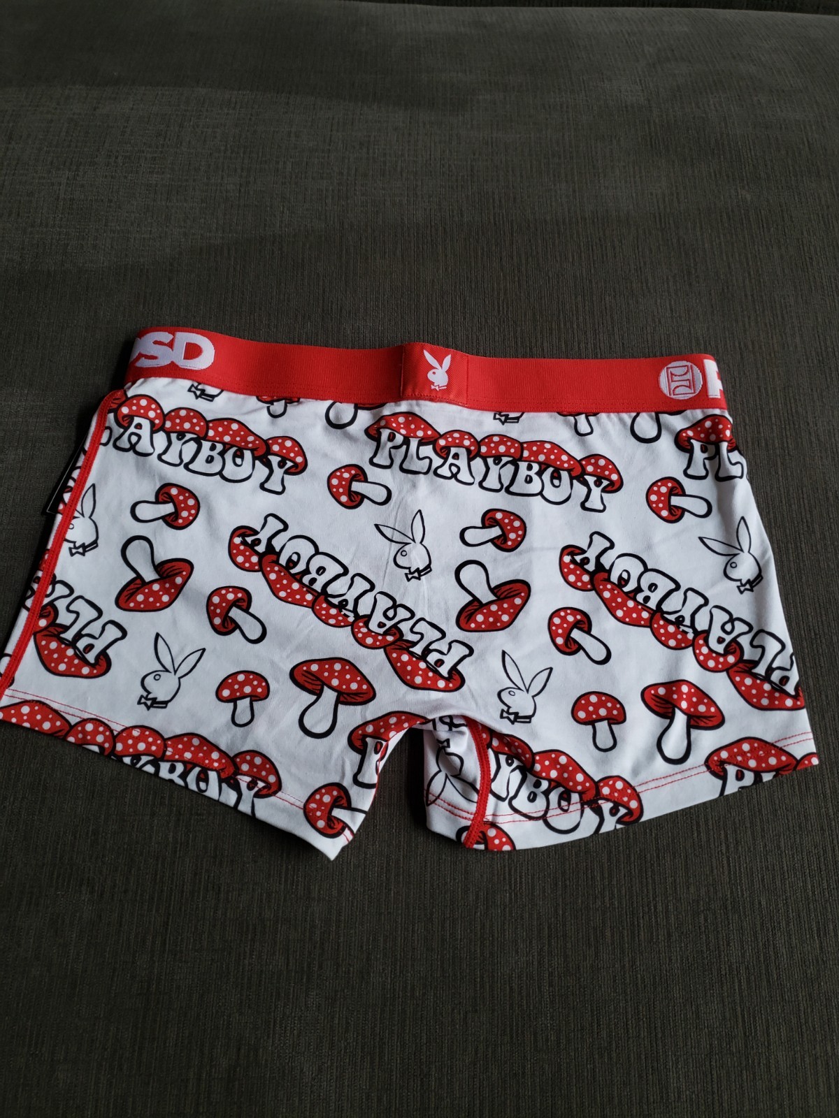PSD Playboy Bunny Shrooms Boyshorts Women’s Small Stretch Underwear BRAND NEW!