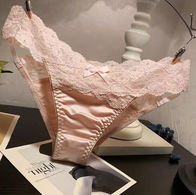 1/5 Pack Lot Womens Satin Panties Briefs Lace Thongs G string Bikinis Lingeries