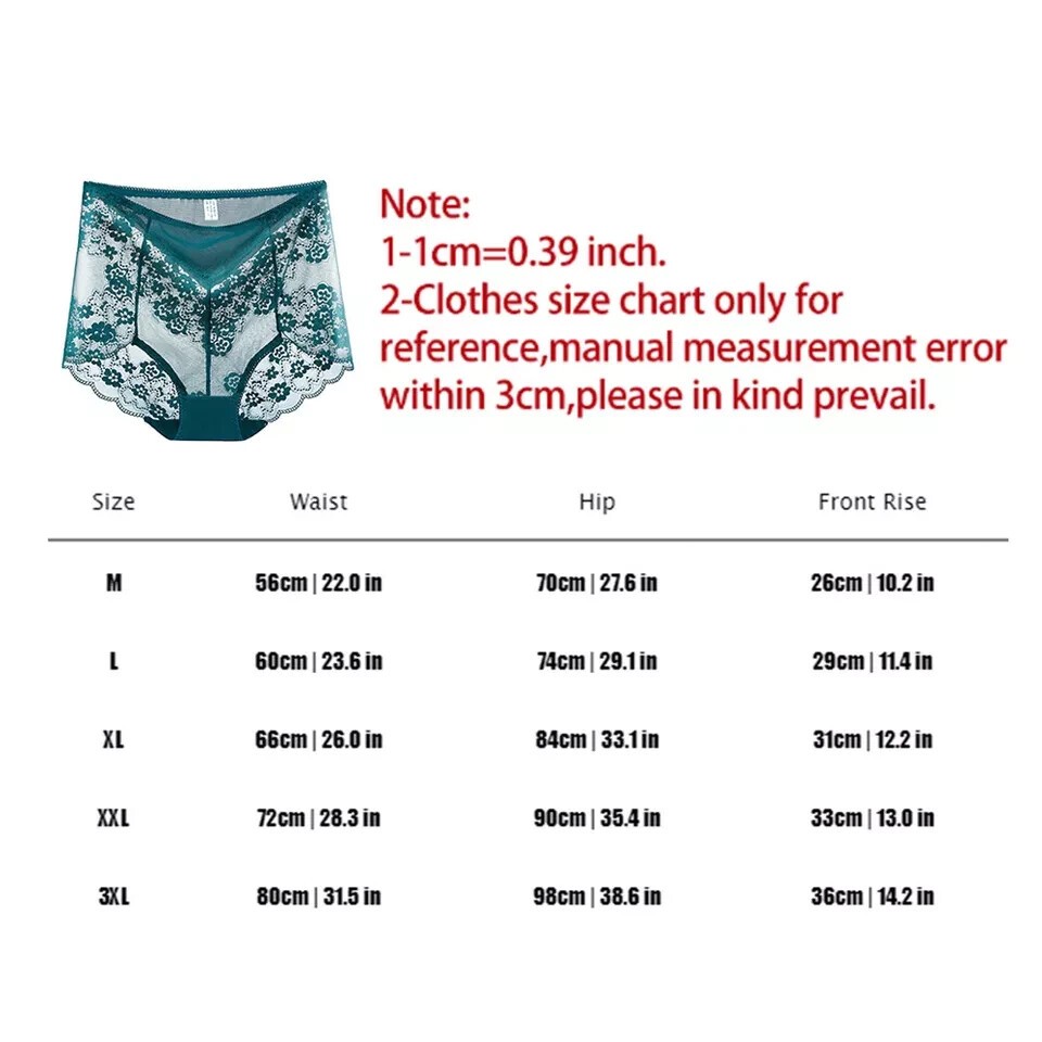 2 Pack High Waist Briefs Tummy Control Girdles Lace Shaper Panties M-3XL