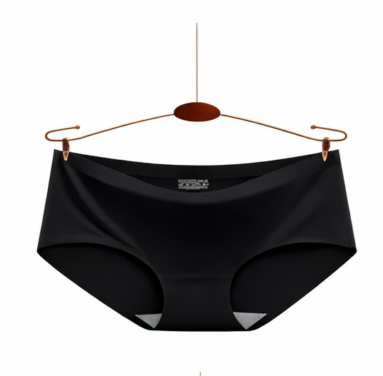 Ladies Panties Ice Silk Seamless Knickers Comfort Underwear Soft Smooth 3/6 Pack