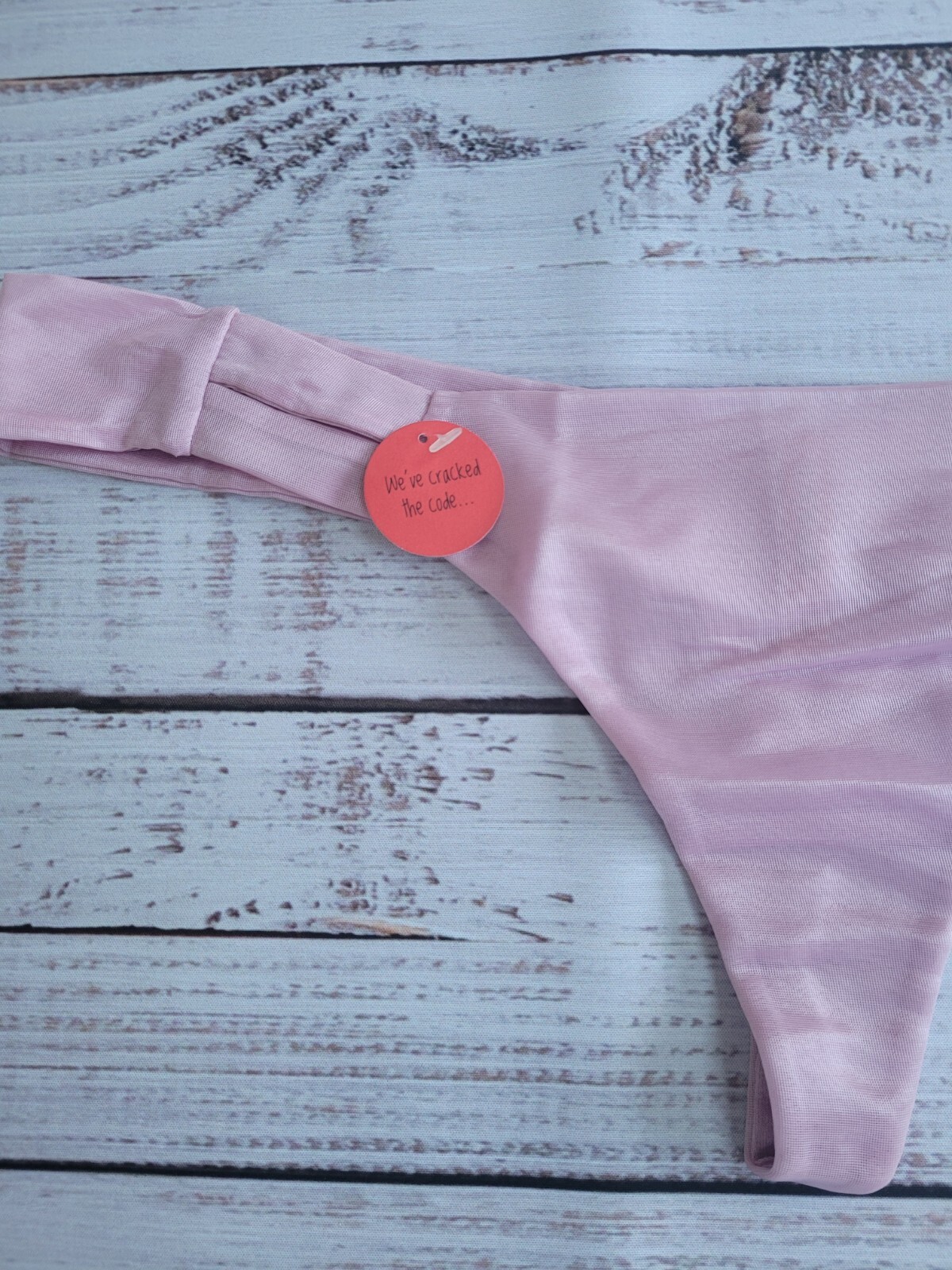New SPANX By Sara Blakely S/M Pale Iris Skinny Britches Everyday Thong Panty