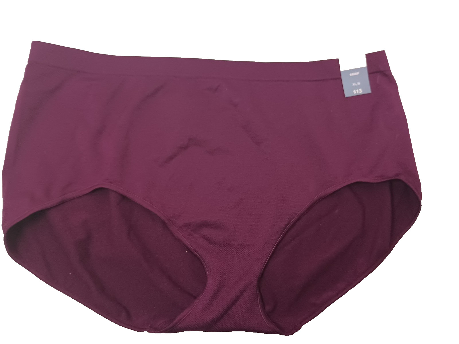 Ambrielle Burgandy Brief Panty Size XL/8 New