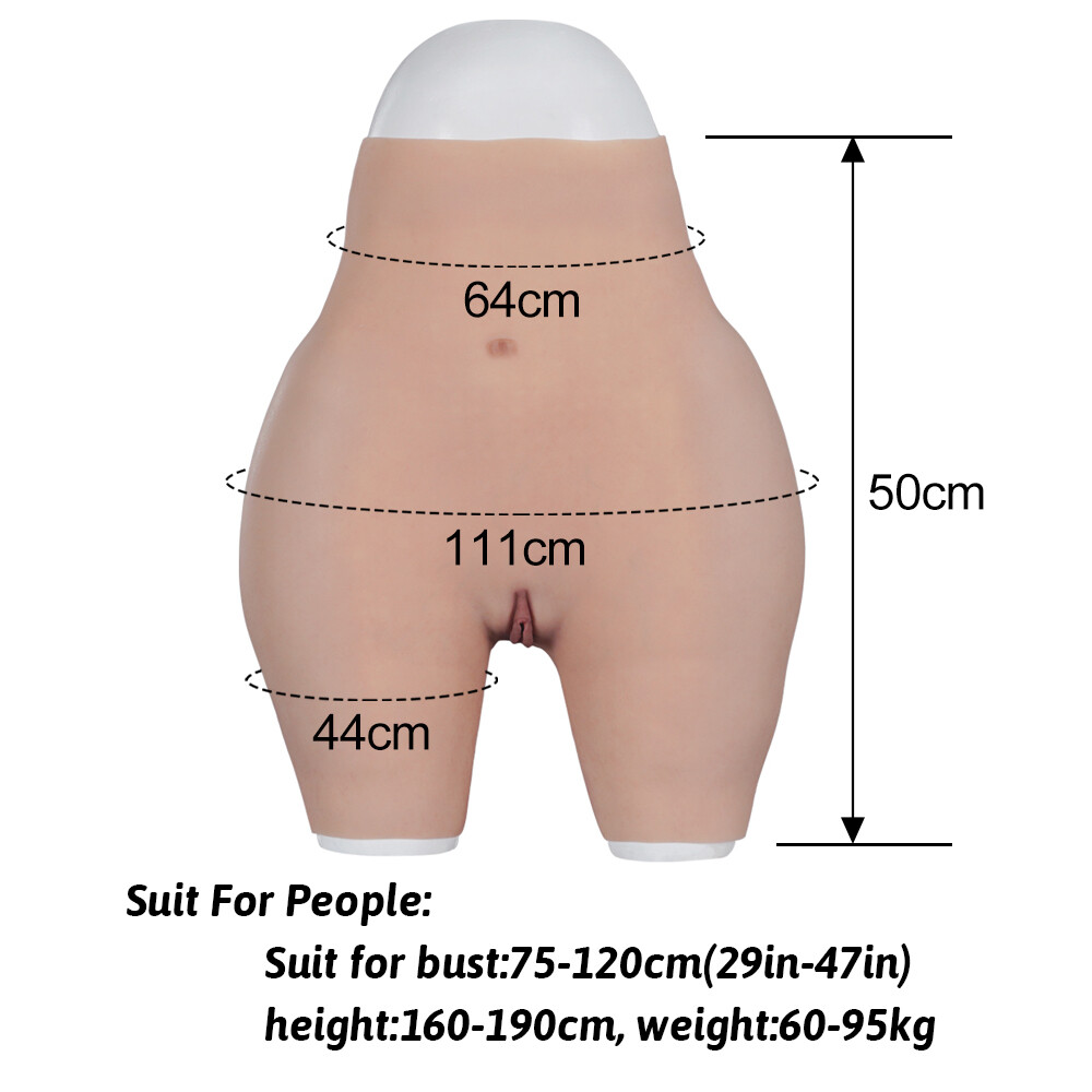 Realistic Silicone Hip Shaping Pants Hip Buttock Thicken Panty For Crossdressers