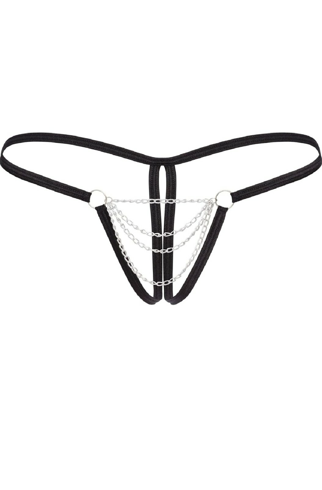 Crotchless Thong, Chain Front by BODYZONE Apparel
