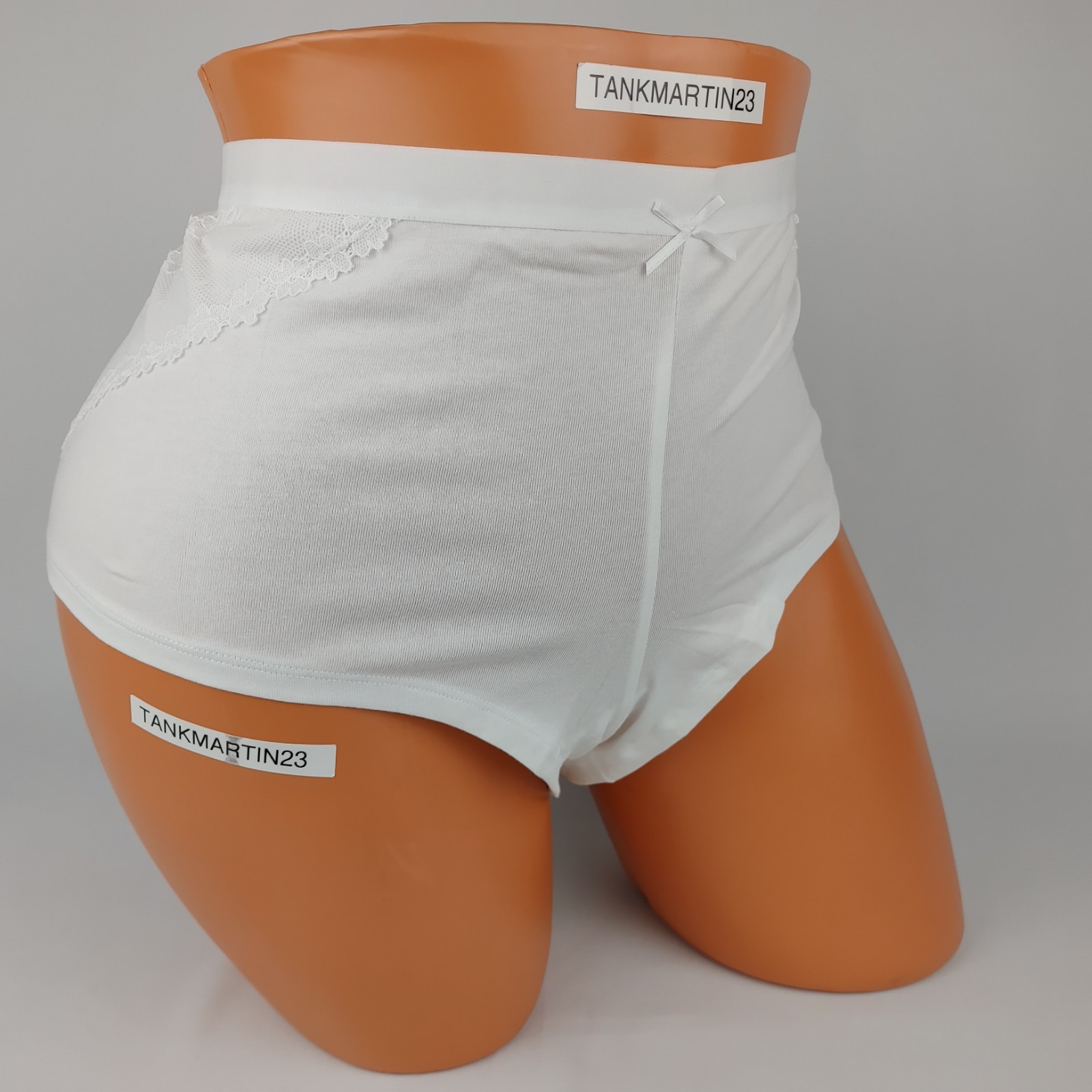 Lane Bryant Cacique Cotton Boyshort Boyfriend Plus Panty 18/20 Solid White