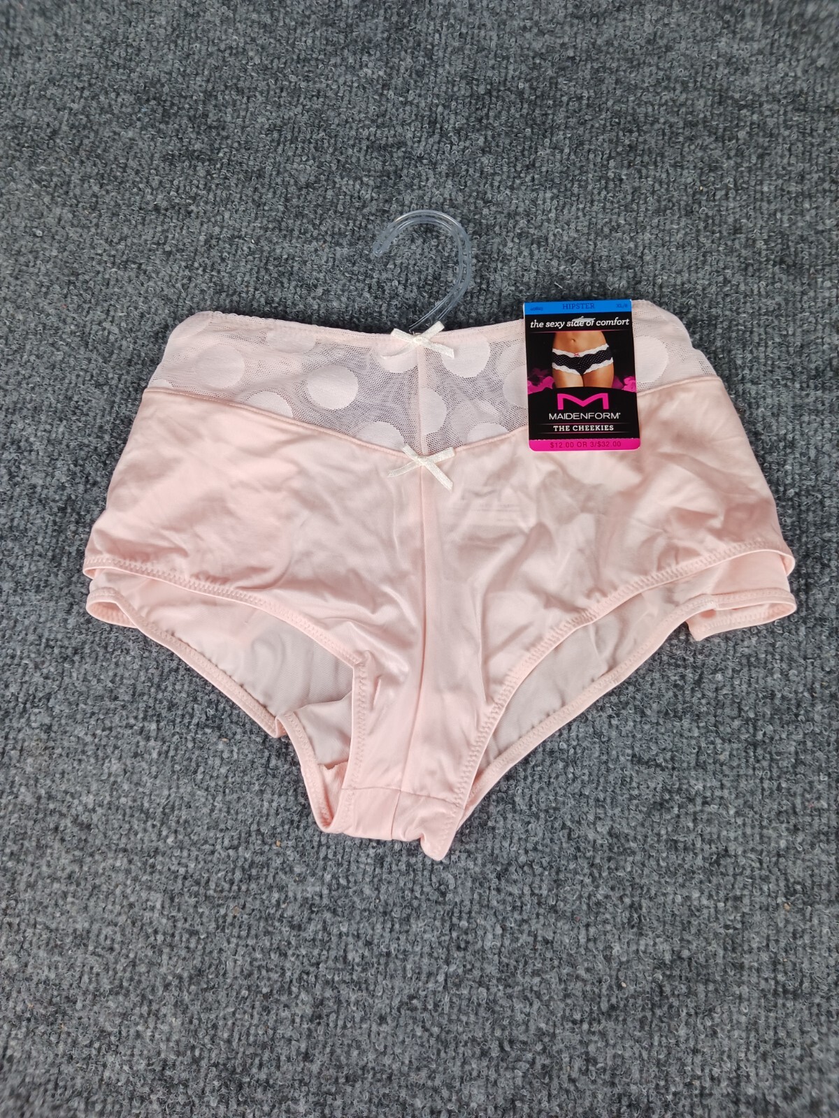 4 PACK MIXED LOT MAIDENFORM HIPSTER MULTI STYLES OF HIPSTER EXTRA LARGE 8