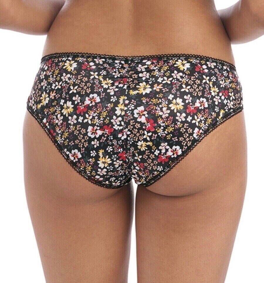 Freya Boho Vibes Brief Black Size XS 8 10 Classic Mid Rise Knickers 400750 New