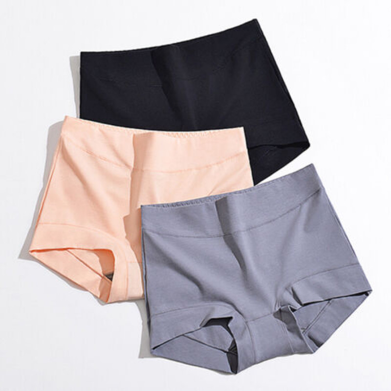 Womens Cotton High Waist Underwear Breathable Tummy Control Bikini Panties M-4XL
