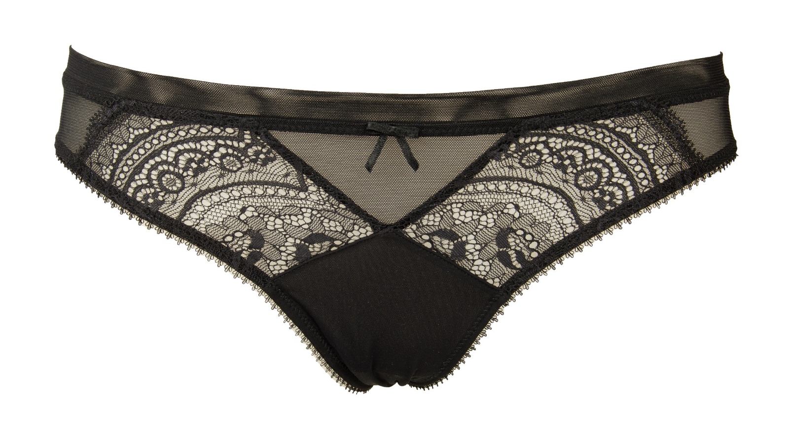 SG Women’s LOVABLE Celebrity Lace Front Briefs Tulle Charmeuse Soft Tull