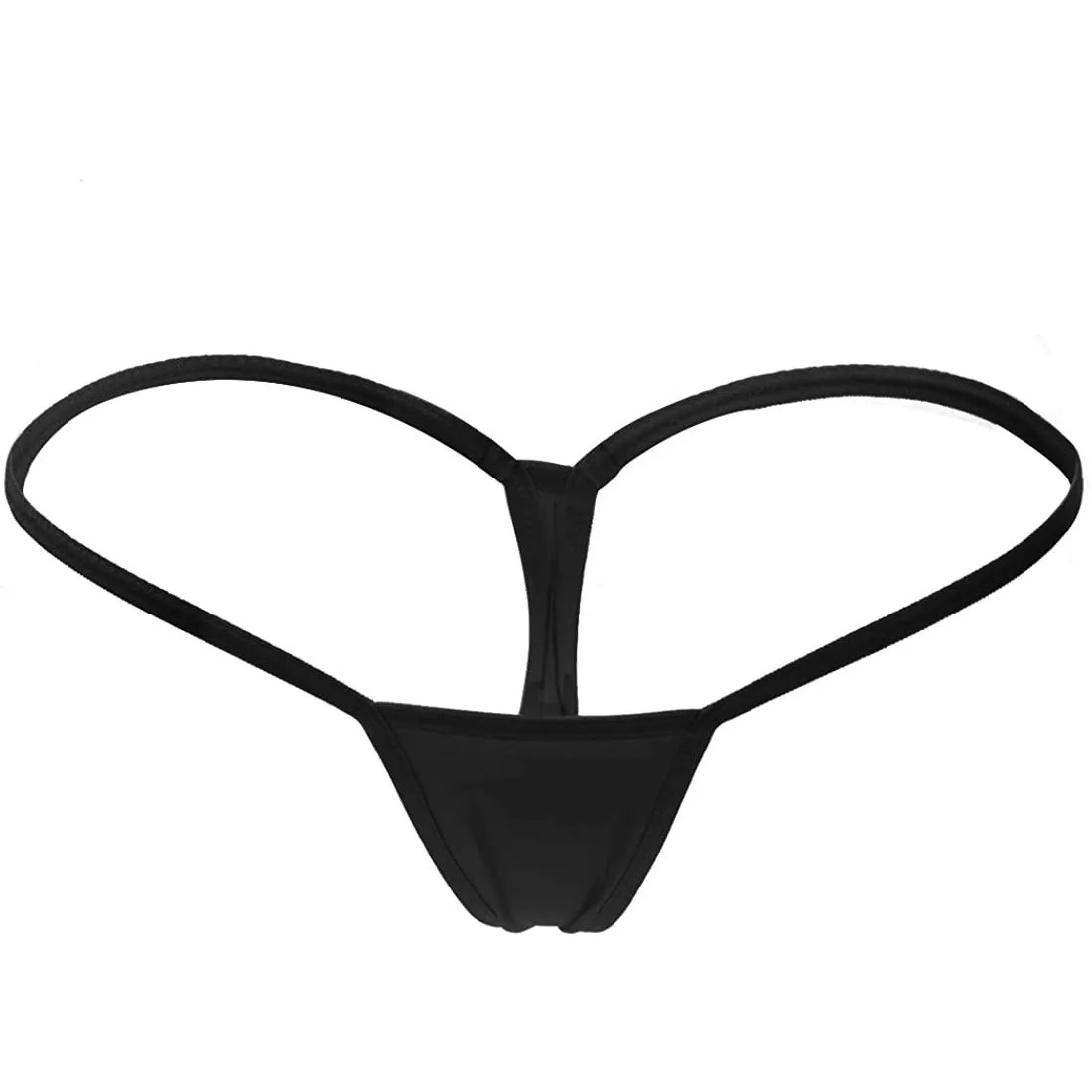 Thong Panties G String Solid Color Low Rise Lightweight Stretch Fit Panty
