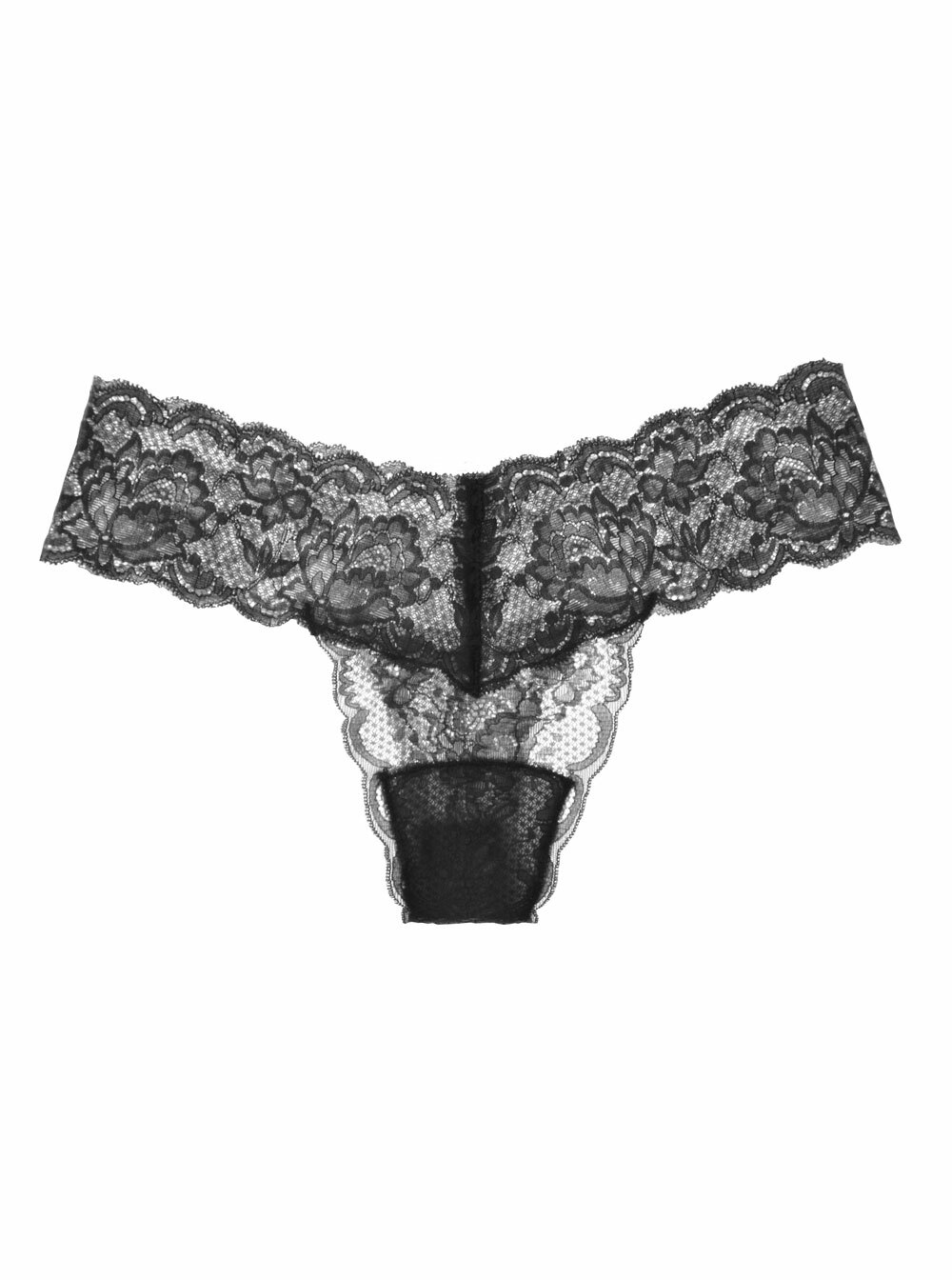 NEW – Cosabella Never Say Never Cutie LR Thong in Anthracite – O/S