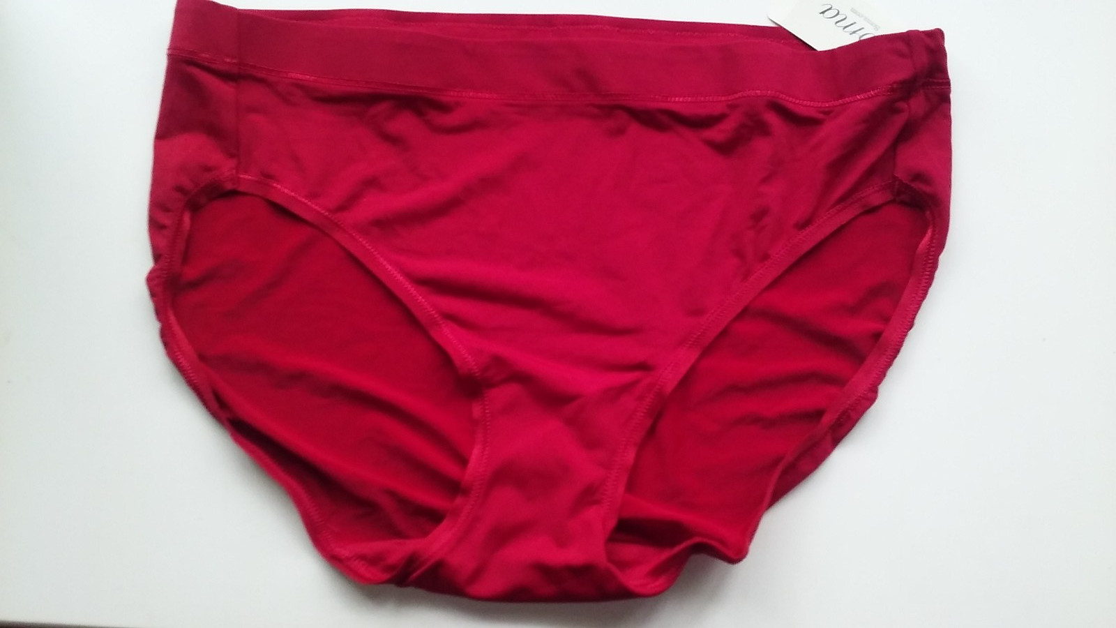 SOMA Traveler High Leg Panties Ruby Red Size L New w/ Tag
