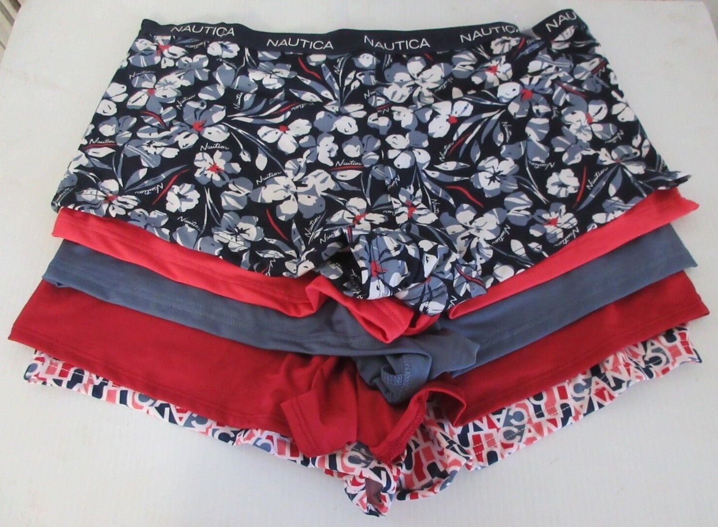 Nautica Intimates Women’s 5 Pair Pack Boyshorts Style Panties Size 1X