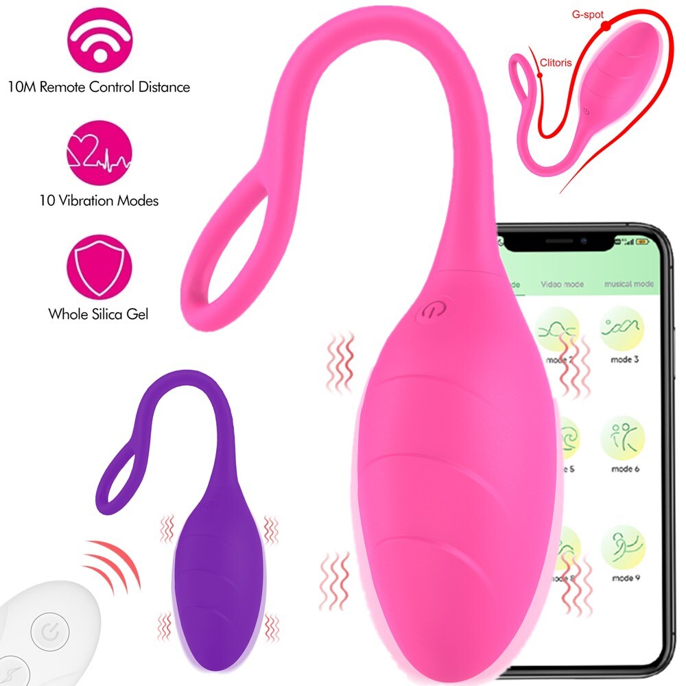 Vibrating Women Panties Massager Wireless APP Remote Control Waterproof