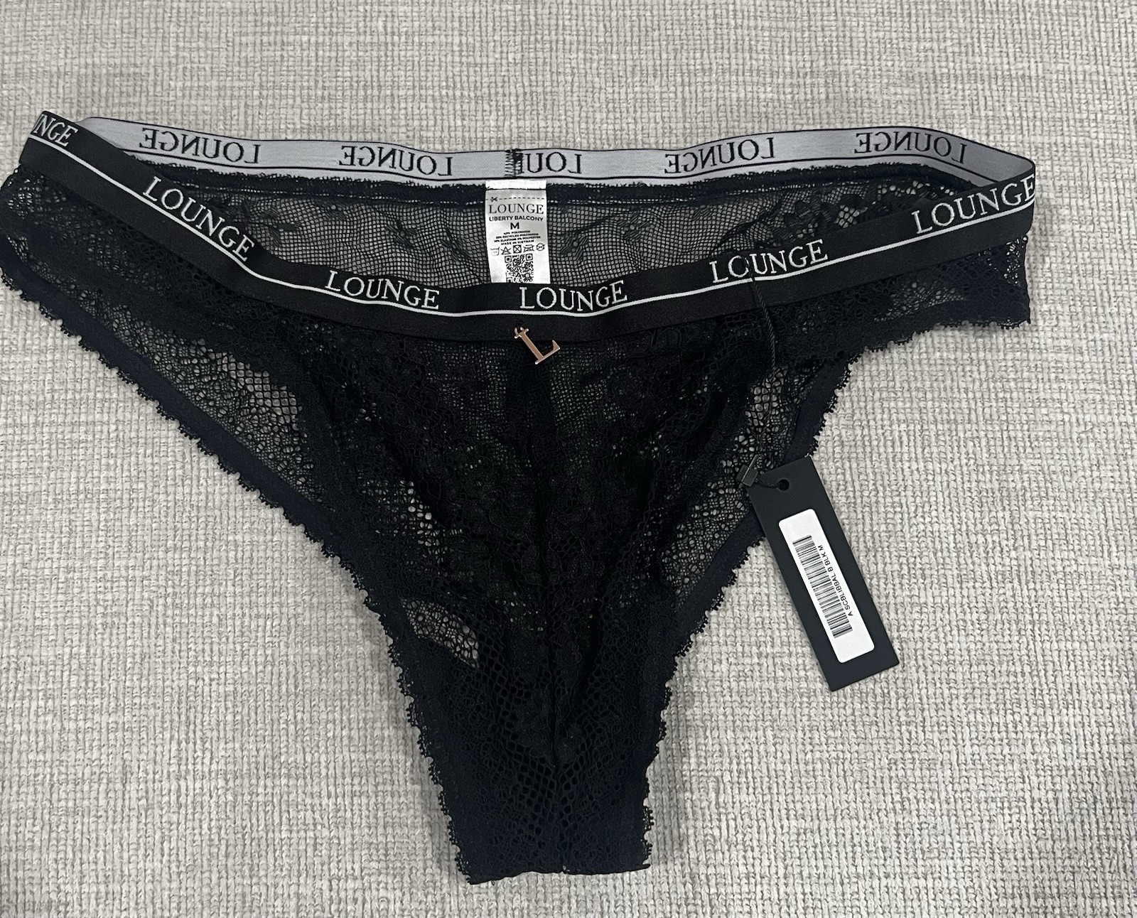NWT LOUNGE WOMENS LACE PANTIES SET OF 2 SIZE MEDIUM