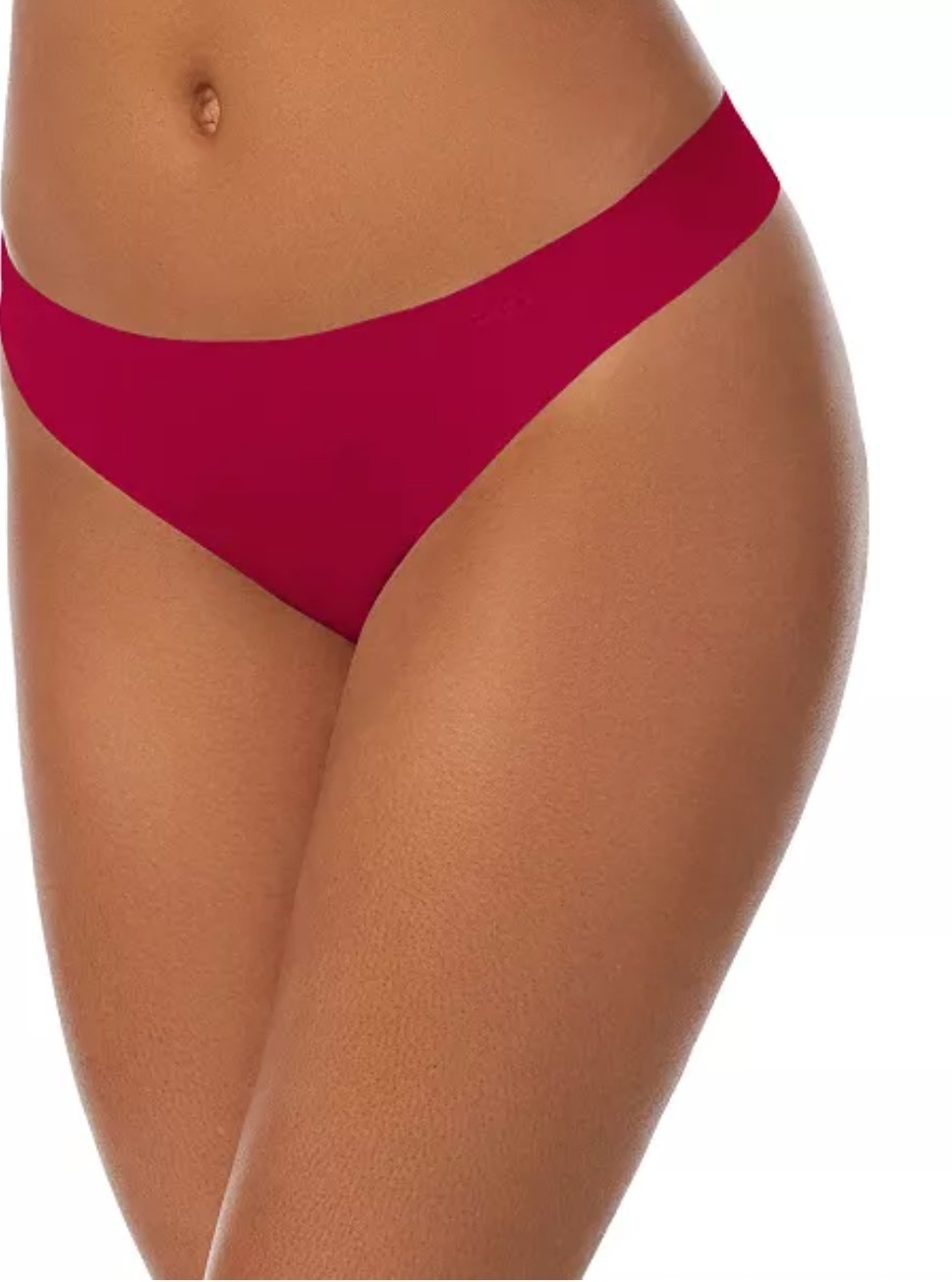 Dkny Litewear Cut Anywear Logo Thong Underwear Large Rose