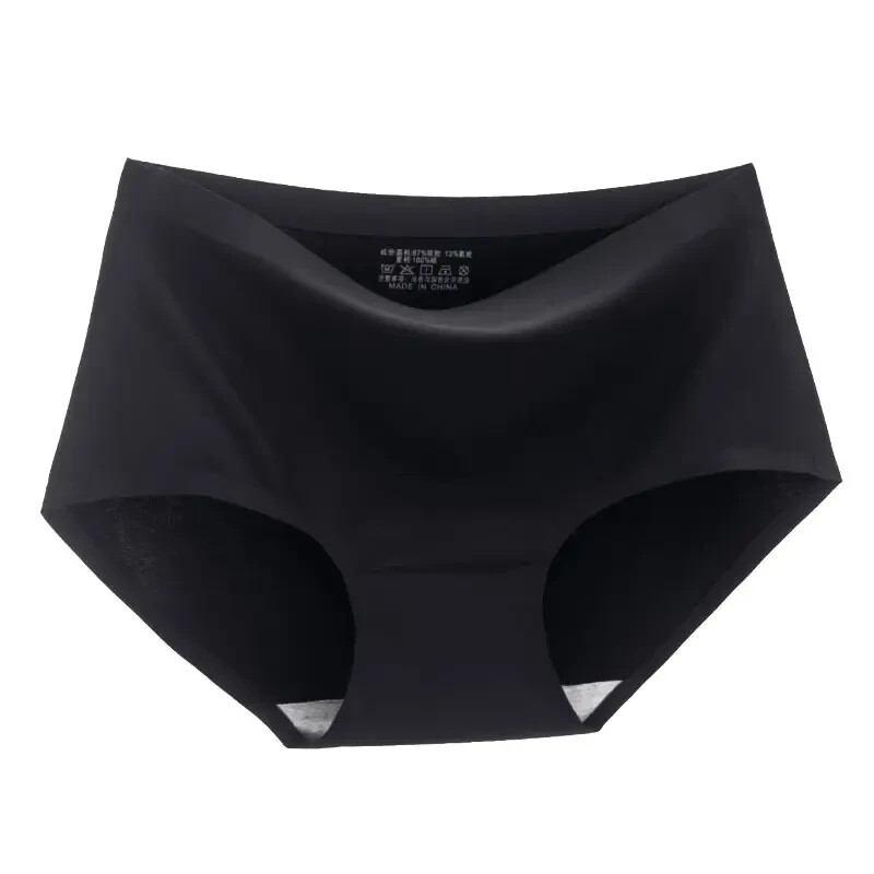 Ladies Underwear Panties Women Ice Silk Seamless Pants Teens Knickers 3/6 Pack
