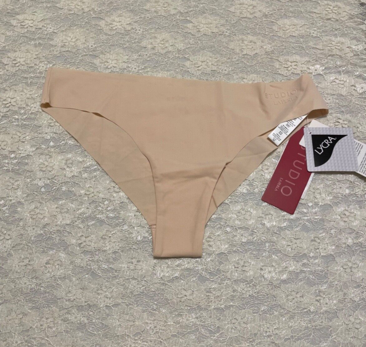 La Perla Studio Invisible Brazilian Brief Panty L Cream Natural