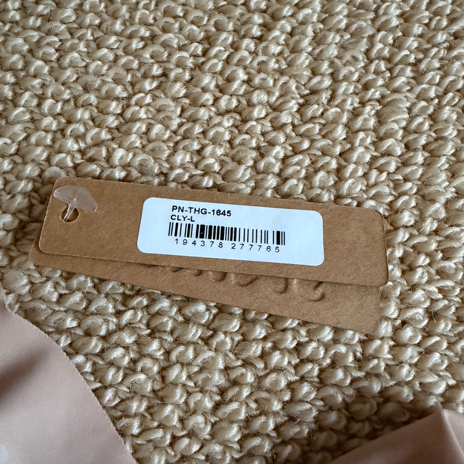 Skims Clay Naked Dipped Thong, Size Large NWT