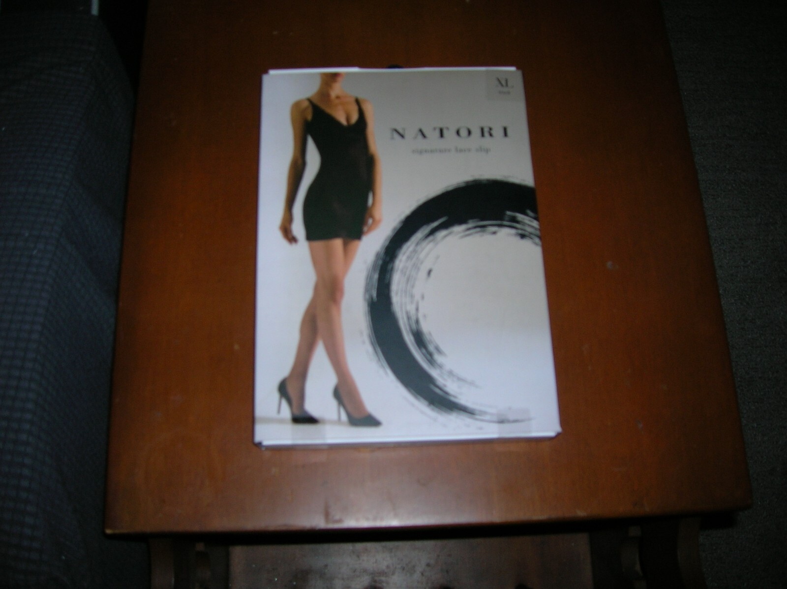 NATORI – SIGNATURE LACE SLIP – BLACK – SIZE XL – NEW IN ORIGINAL PACKAGE