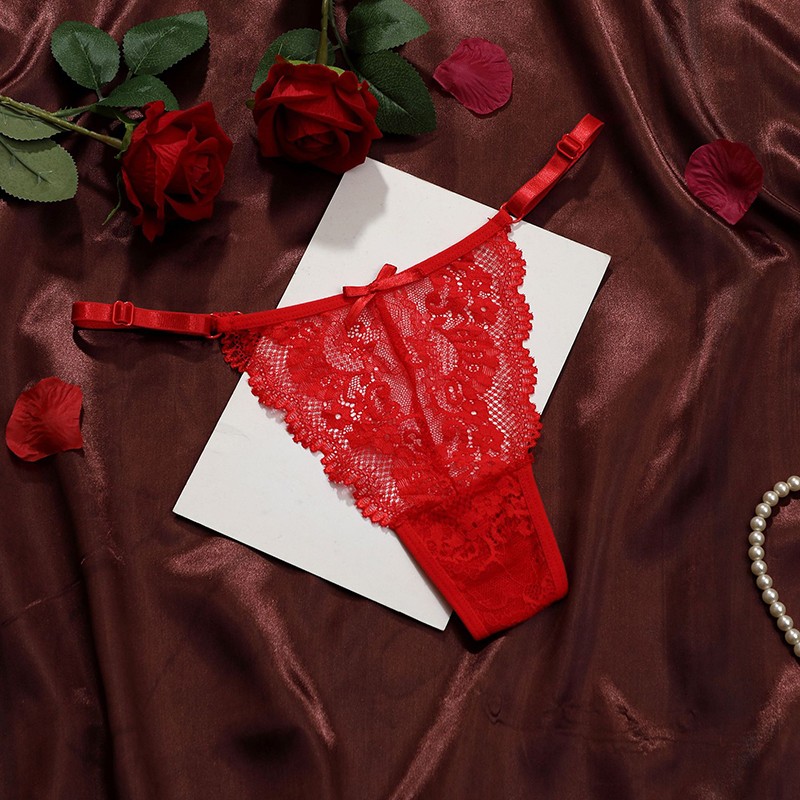 6 Pack Lot Sexy Ladies Womens See Through Lace Panties Thongs Underwear Lingerie