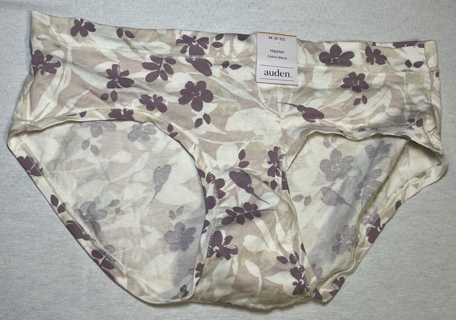 NWT Lot Of 6 Auden Panties Set Assorted Styles/colors Size Medium Cotton Blend