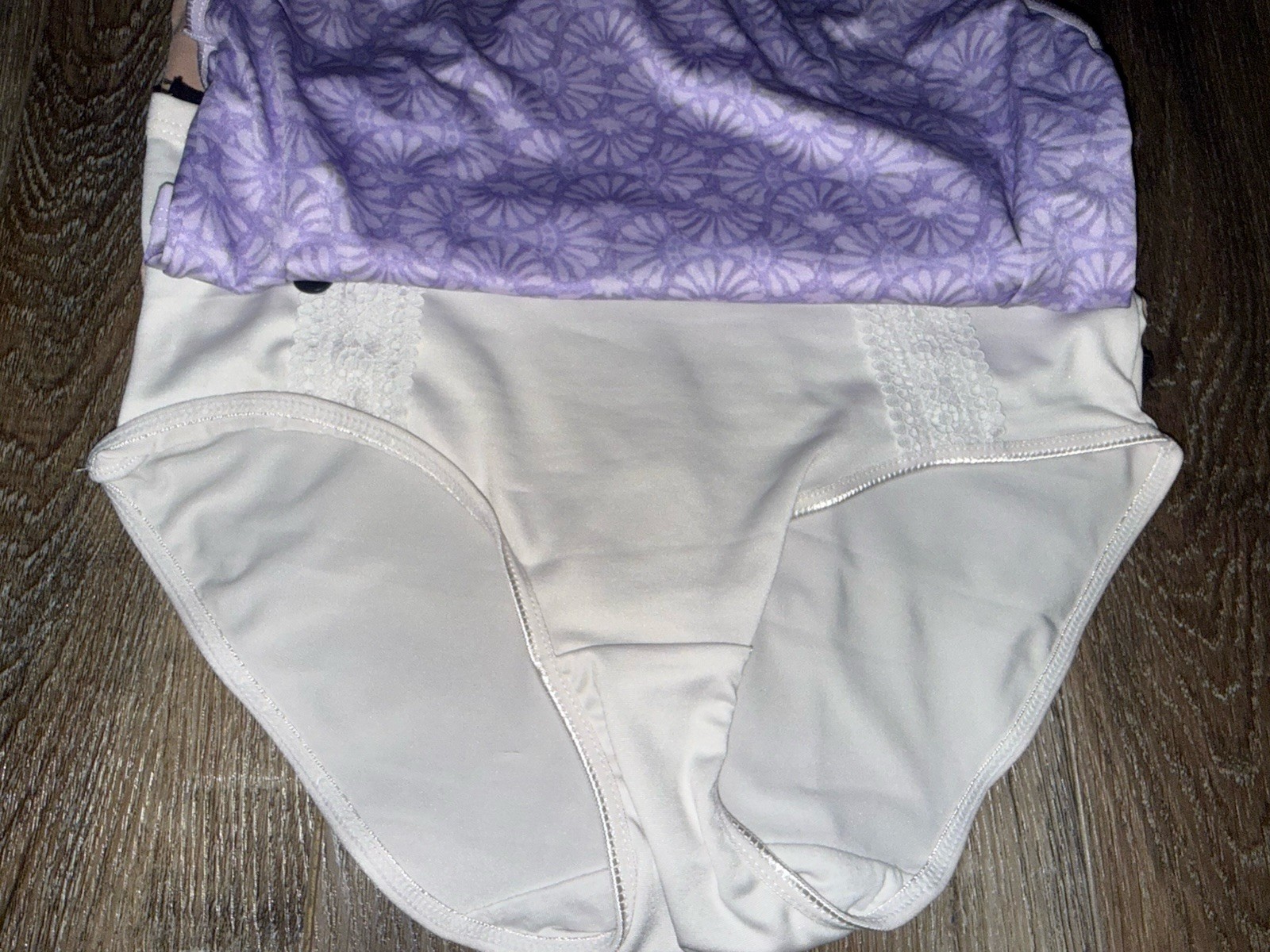 Kathy Ireland Womens Brief Underwear Panties Multicolor 5-Pair Polyester (A), XL