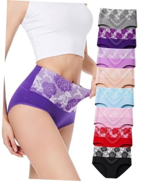Women’s Briefs Underwear Cotton X-Small Brief 01 – 8 Pack – Assorted Colors