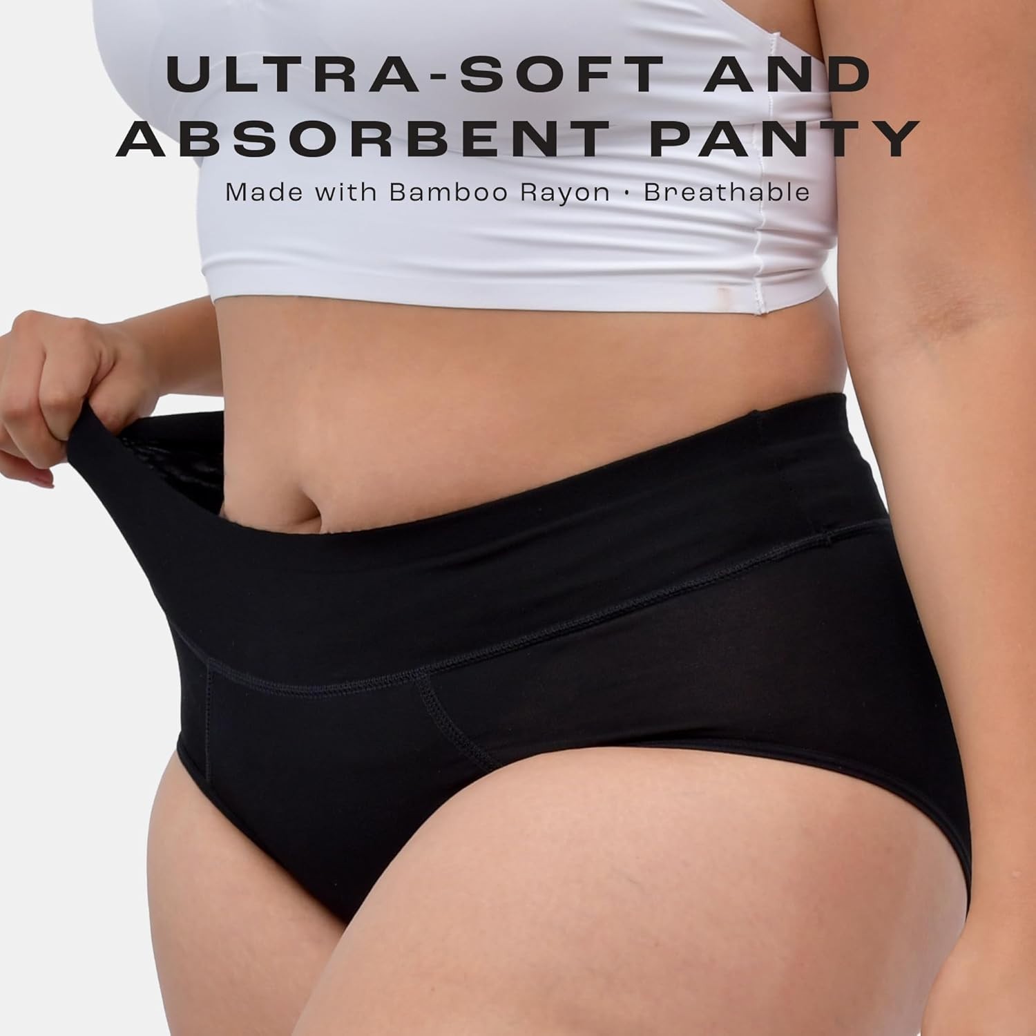 Absorbent Panties, Period Underwear for Women and Teens – All-Day Long – Over…