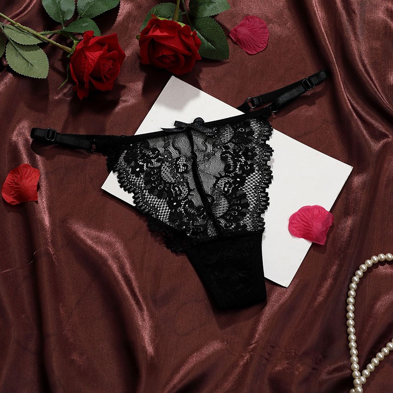 6 Pack Lot Sexy Ladies Womens See Through Lace Panties Thongs Underwear Lingerie