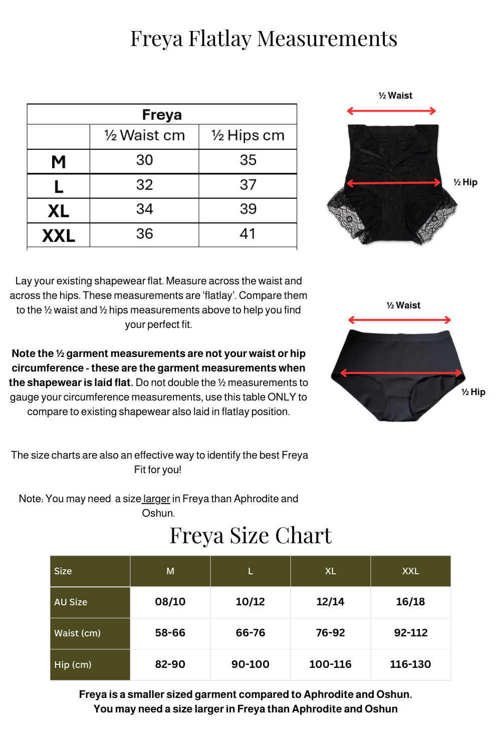 Freya | Light Absorbency Period & Incontinence Shapewear Australia | Calm Curve