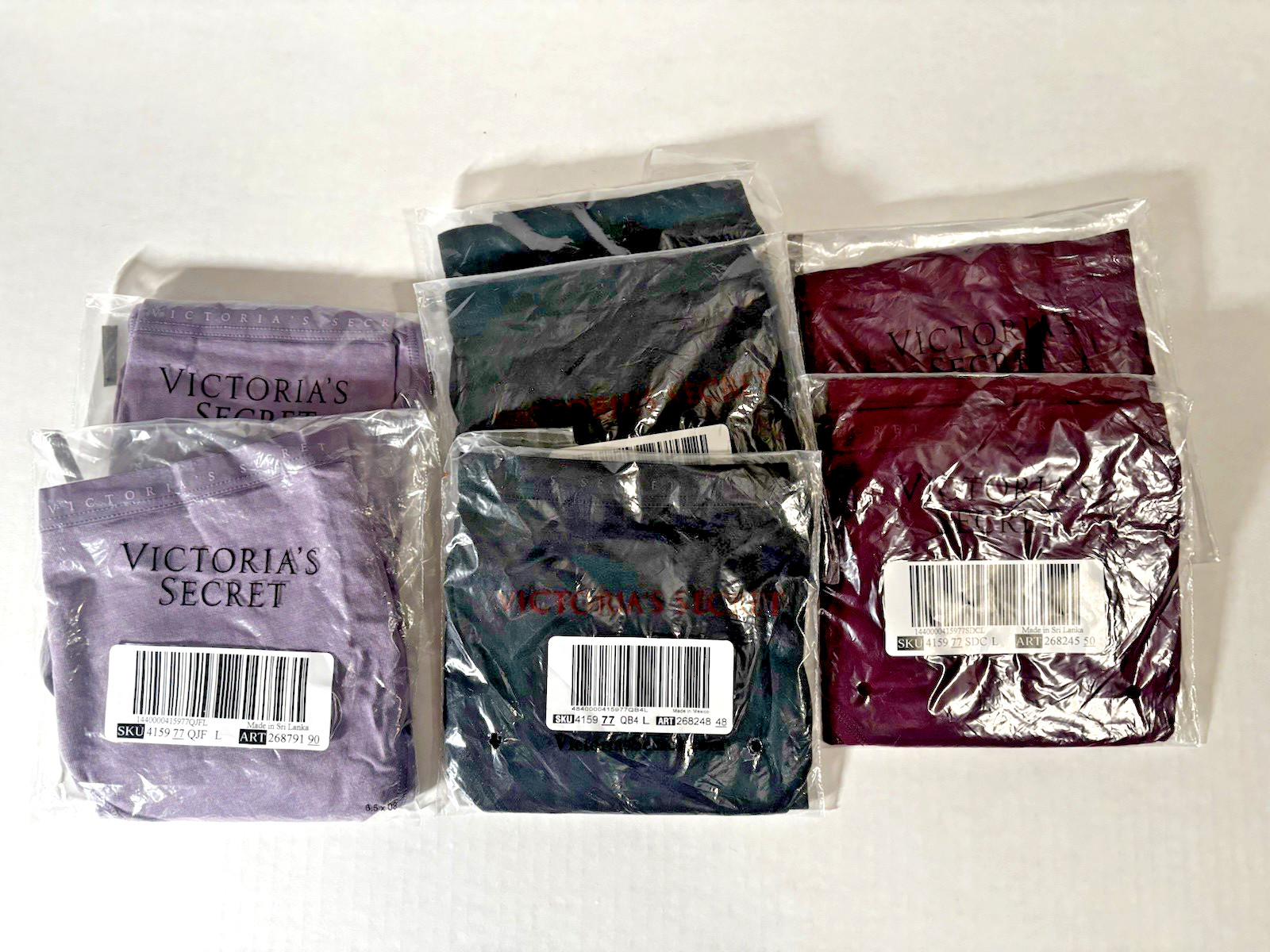 Victoria’s Secret Stretch Cotton High Leg Brief Size Large Assorted Colors NWT