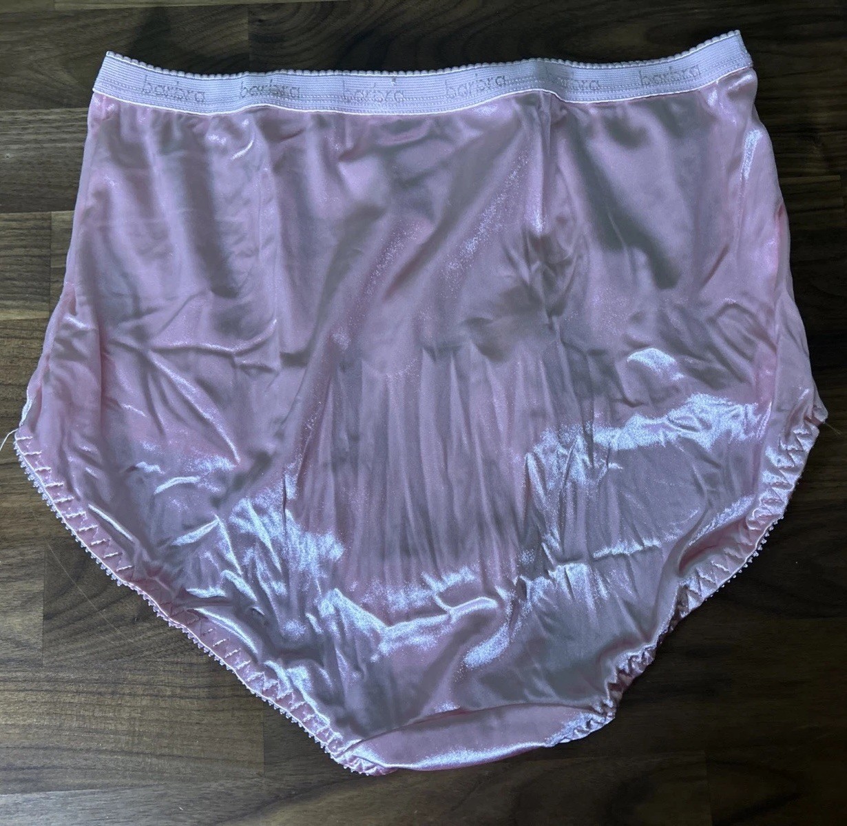 BARBARA B2BODY Second Skin Satin Panties Pink SISSY SEXY XL Glossy Shiny Brief