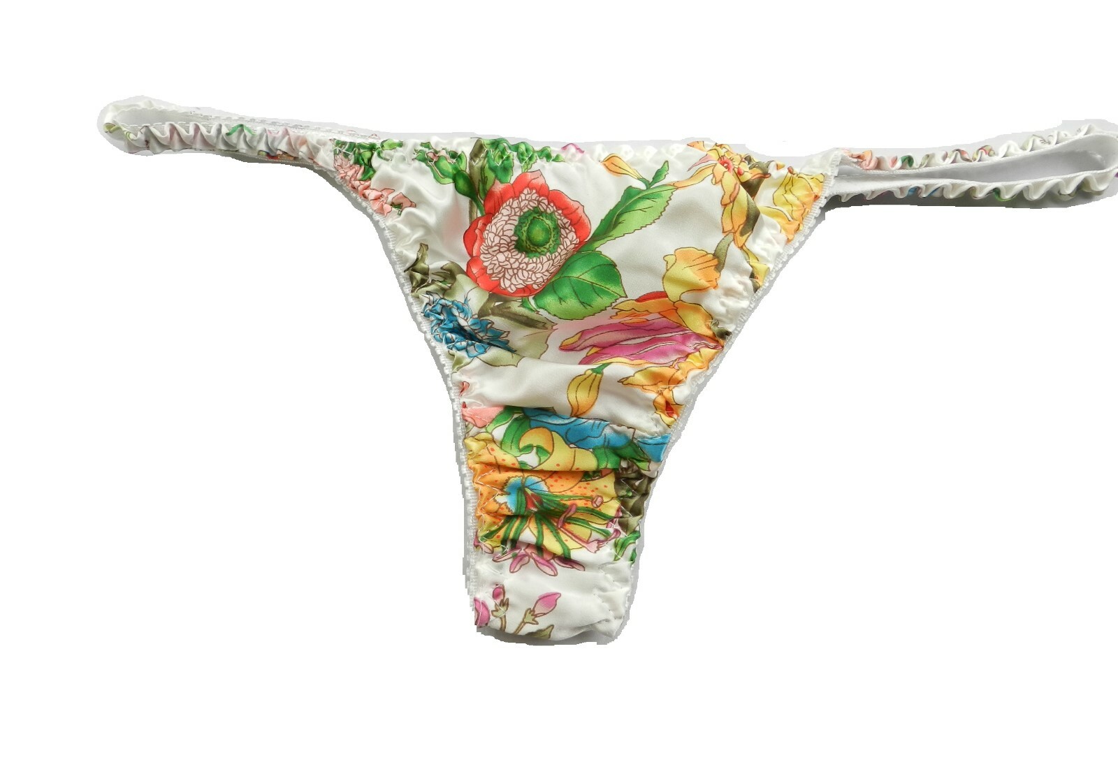 6 Pieces 100% Silk Pattern Women’s String Thong Panties Size S M L XL 2XL 3XL