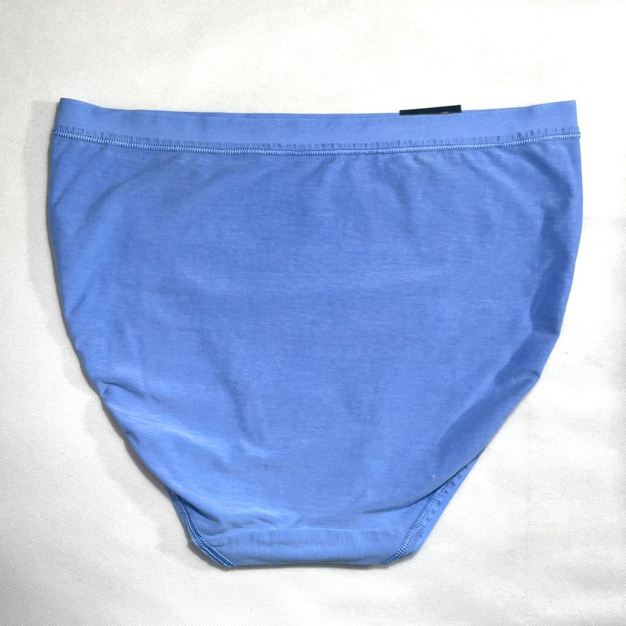 NWT Wacoal Women’s 6-M Understated Cotton Hi-Cut Underwear 879362 Blue