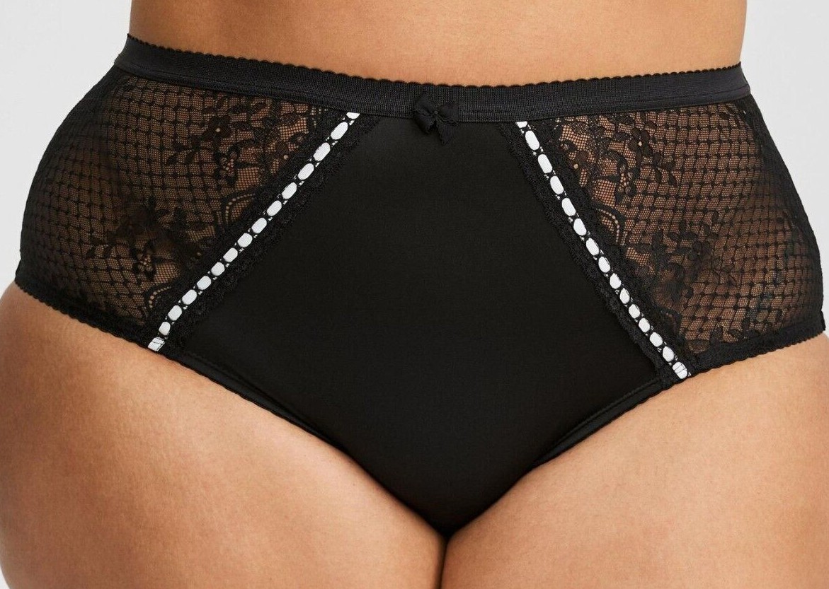 Torrid Retro Bombshell Lace High Waist Open Gusset Cheeky Panty 2x 3x 4x plus