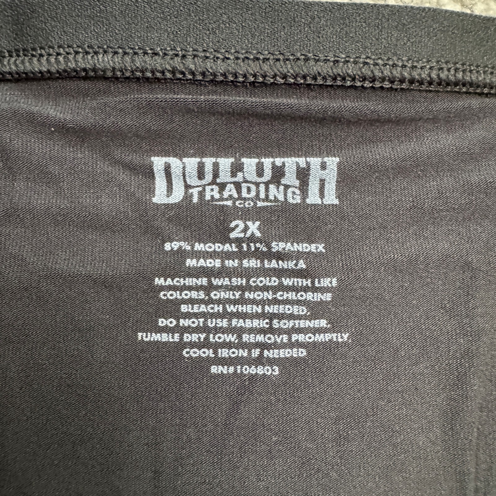 Duluth Trading Co Dang Soft Briefs Underwear Womens 2X Plus Black Stretch NWT