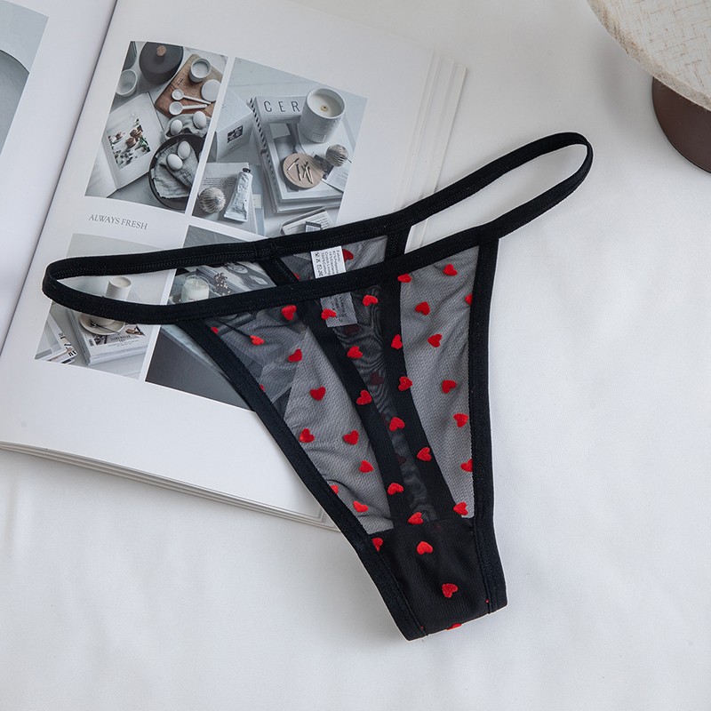 5 Pack Lot Sexy Womens See Through Panties Thongs G string Lingeries Underwear