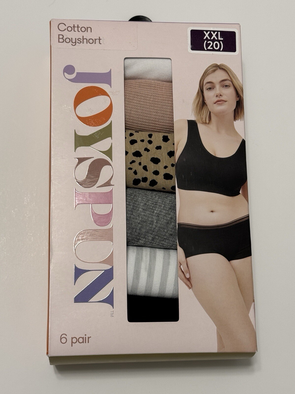 Joyspun boyshort underwear womens XXL 20 New multicolor six pair (Misc C2)