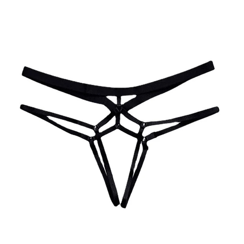 Thong Panties G String Solid Color Low Rise Lightweight Stretch Fit Panty