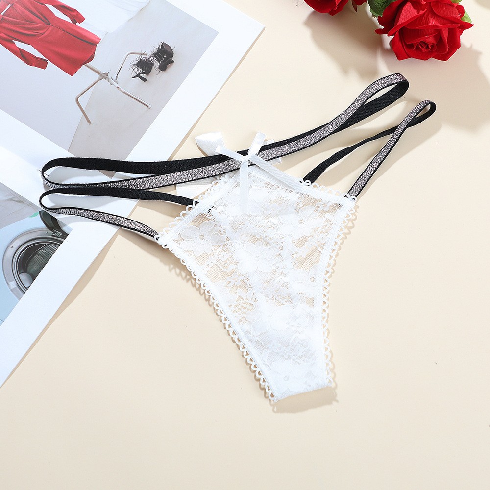 6 Pack Lot Sexy Womens Lace Panties Thongs Briefs See Through Underwear Lingerie